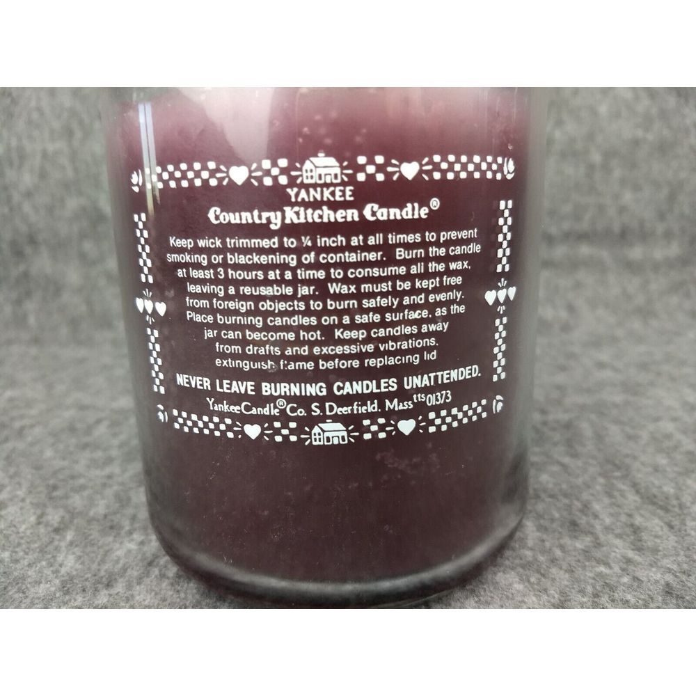 Yankee Candle Country Kitchen Retired Lilac 22oz‎ Classic Jar VTG 80s NOS NEW - Picture 10 of 16